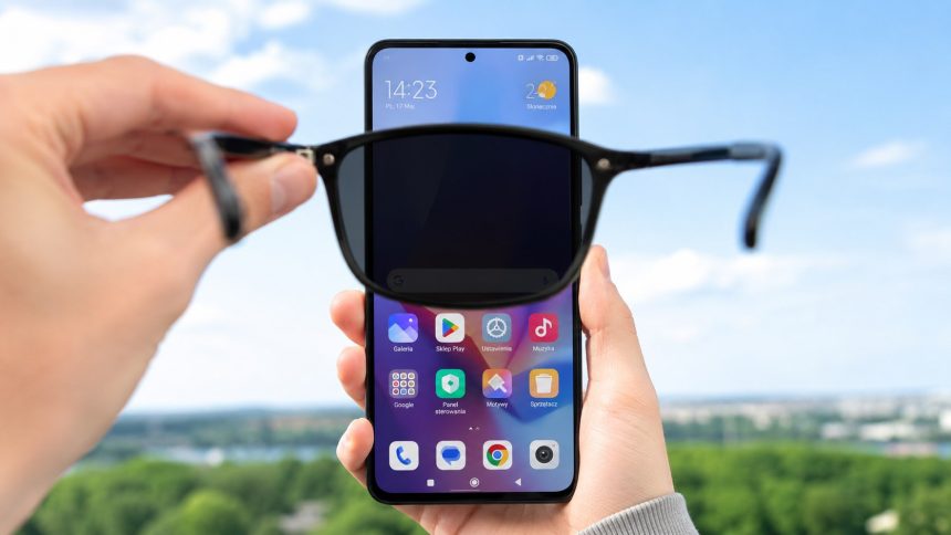 Ekran telefonu robi się czarny po założeniu okularów polaryzacyjnych? Sprawdź, dlaczego filtr blokuje światło wyświetlacza, kiedy pomaga obrót telefonu i czy dotyczy to OLED.