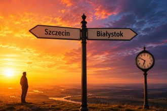 Dlaczego w Szczecinie słońce zachodzi później niż w Białymstoku? Wyjaśniamy, skąd bierze się około 35 minut różnicy, jak działa czas słoneczny i dlaczego cała Polska ma tę samą godzinę urzędową dziś.