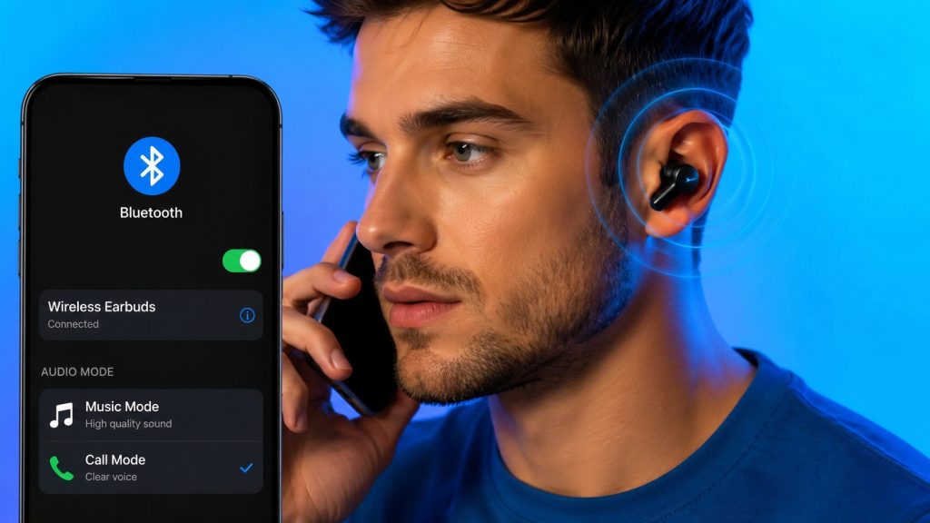 Dlaczego podczas rozmowy Bluetooth muzyka nagle brzmi gorzej? Słuchawki zmieniają profil audio