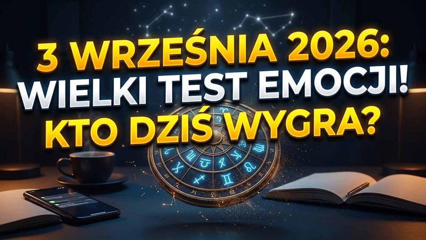 Horoskop dzienny na czwartek, 3 września 2026 roku: Kto dziś wygra walkę z chaosem, a kto utonie w drobiazgach?