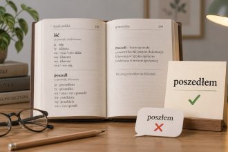 Poszłem czy poszedłem? Wyjaśniamy, skąd wzięła się forma „poszłem”, dlaczego norma jej nie uznaje, jak działa odmiana czasownika „pójść” i jak zapamiętać poprawną formę bez błędu.