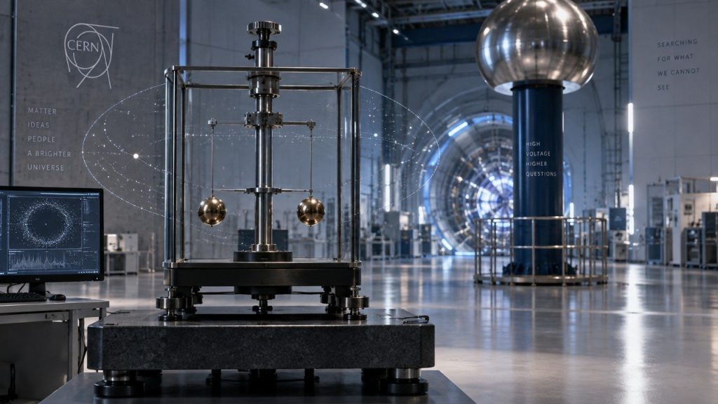 Eksperyment Cavendisha może pomóc szukać ciemnej materii: w CERN omawiają test z generatorem Van de Graaffa