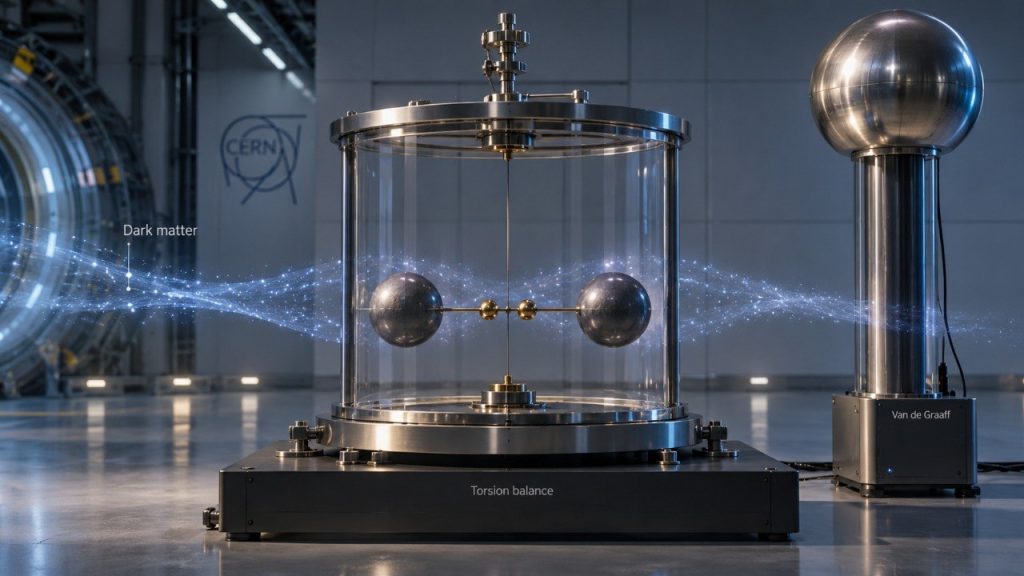 Eksperyment Cavendisha może pomóc szukać ciemnej materii: w CERN omawiają test z generatorem Van de Graaffa