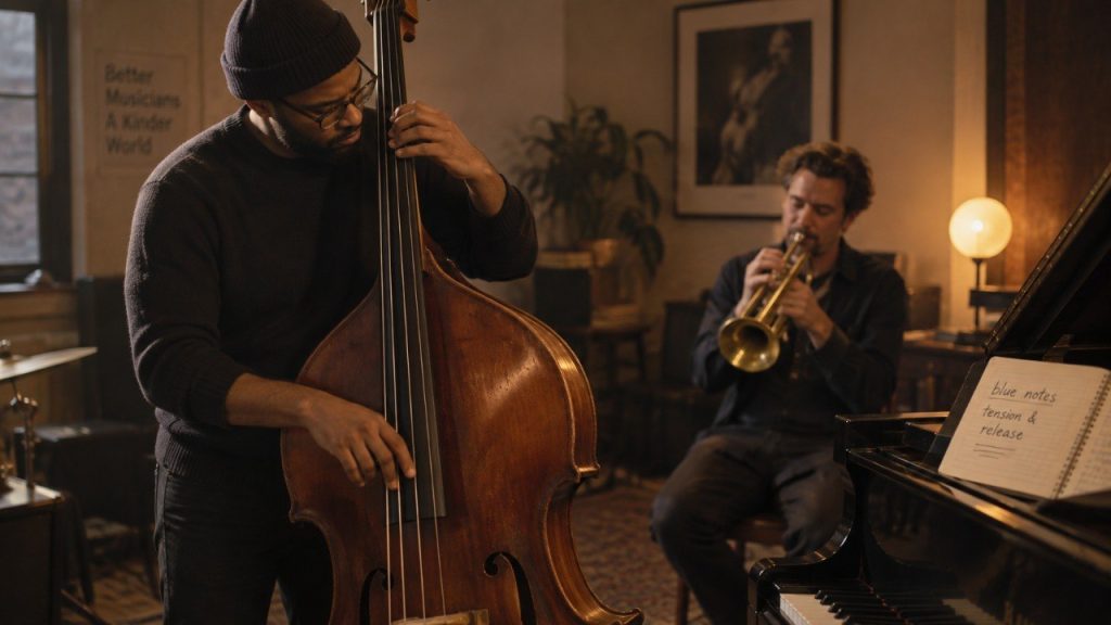 Dlaczego jazzowy muzyk może grać „nie te” nuty, ale melodia nadal brzmi dobrze