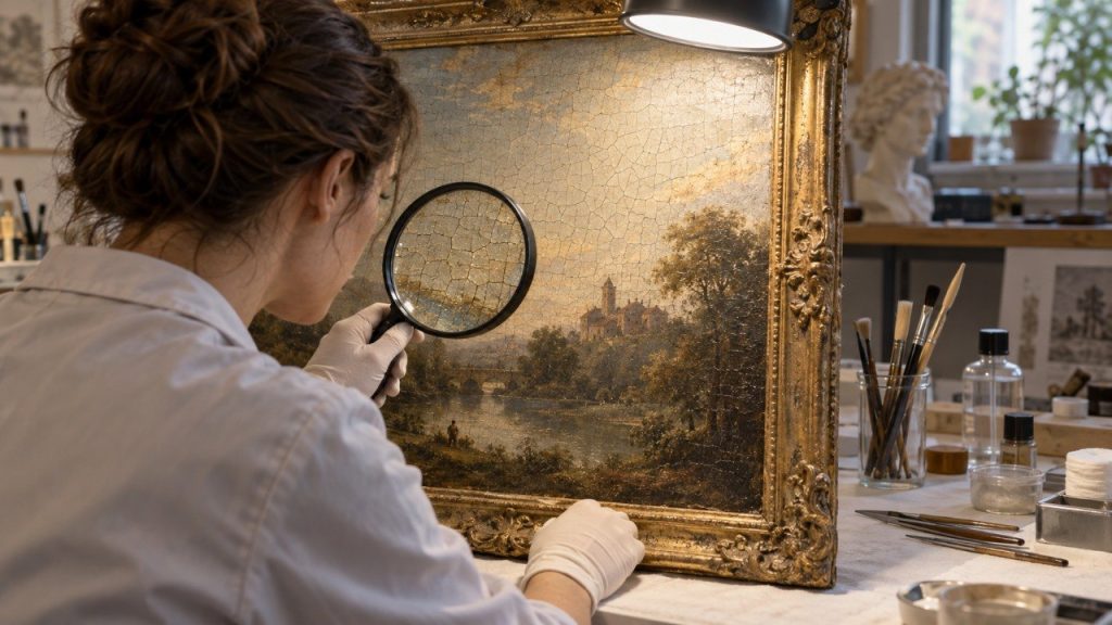 Dlaczego stare obrazy pokrywają się siatką pęknięć i kiedy krakelura staje się częścią historii?