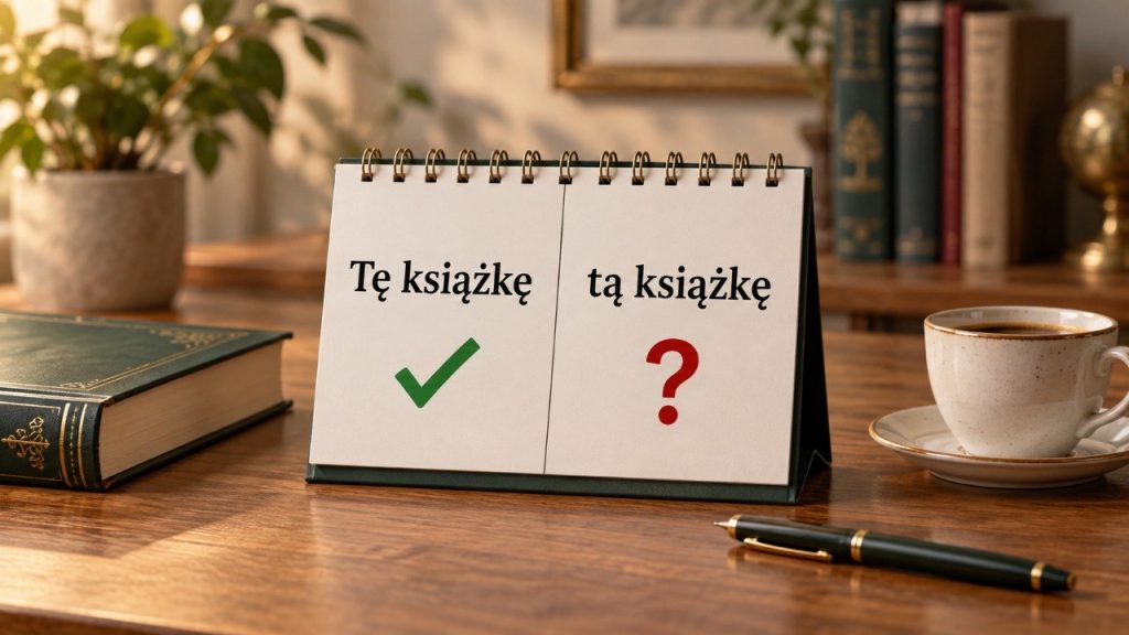 „Tę książkę” czy „tą książkę”: jaka forma jest poprawna w 2026 roku i dlaczego obie tak często słychać