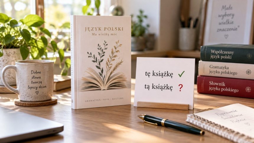 Tę czy tą? Wyjaśniamy aktualną normę językową w 2026 roku, zasady biernika i narzędnika, użycie potoczne oraz to, dlaczego forma „tą książkę” jest tak częsta w codziennej polszczyźnie i mediach dziś.