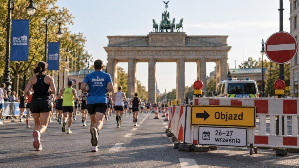 BMW Berlin-Marathon 2026 sparaliżuje część centrum? Zamknięte ulice 26–27 września i objazdy