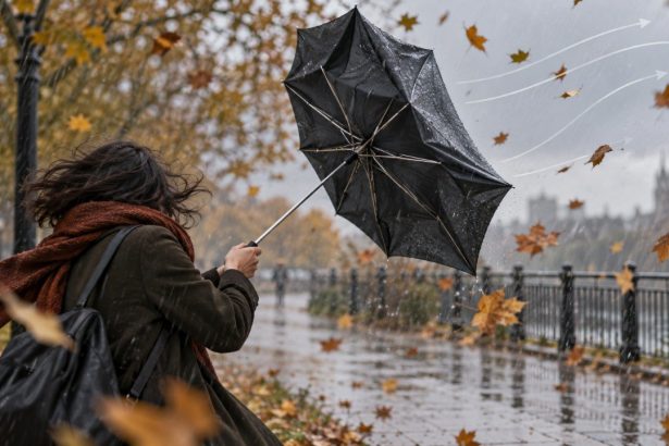Dlaczego parasol wywija się na lewą stronę podczas wiatru? Wyjaśniamy fizykę ciśnienia, rolę porywów, kształtu czaszy i prędkości powietrza oraz podpowiadamy, jak ograniczyć ryzyko jesienią.
