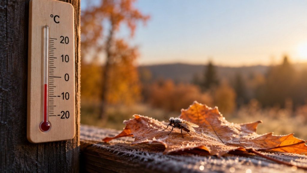 Przy jakiej temperaturze owady przestają być aktywne? Jesienią nie ma jednej granicy