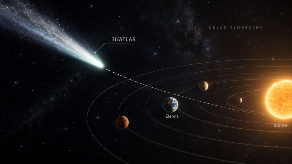 3I/ATLAS w Układzie Słonecznym: dlaczego trajektoria potwierdza międzygwiezdne pochodzenie