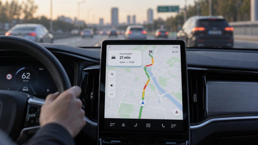 Jak Google Maps liczy czas przyjazdu, gdy samochód zmienia prędkość? Wyjaśniamy rolę danych live, historii ruchu, AI, korków i ciągłego przeliczania ETA podczas jazdy po trasie. Bez zgadywania.