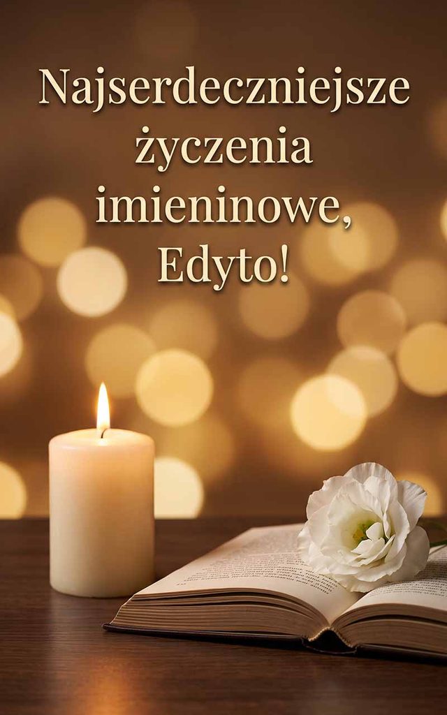 Imieniny Edyty: daty, znaczenie i dwie kobiety, które je nosiły