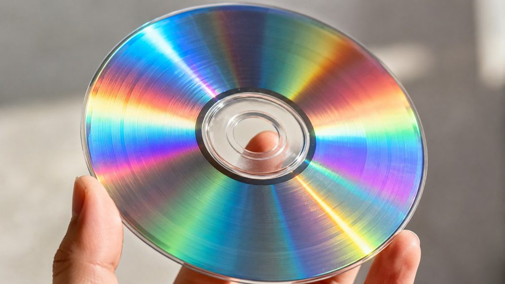 Dlaczego na płycie CD widać tęczę? Zwykły krążek pokazuje zjawisko dyfrakcji światła