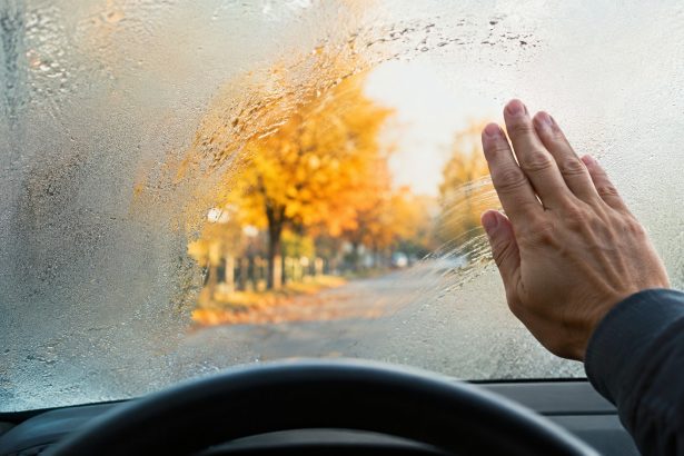 Dlaczego szyby samochodu parują od środka jesienią? Wyjaśniamy rolę temperatury szkła, punktu rosy, klimatyzacji i wilgoci w kabinie oraz jak szybko odzyskać widoczność.