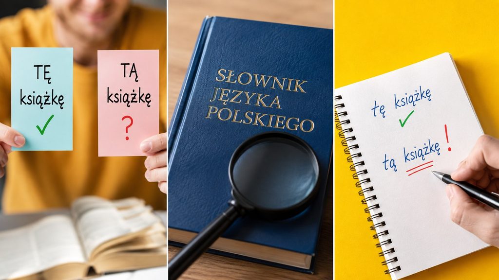 „Tę książkę” czy „tą książkę”? Jedna forma jest wzorcowa, ale druga nie zawsze jest błędem