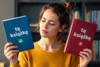 „Tę książkę” czy „tą książkę”? Sprawdź, która forma jest wzorcowa, kiedy „tą” jest dopuszczalne w mowie potocznej i jak poprawnie rozpoznać biernik oraz narzędnik.