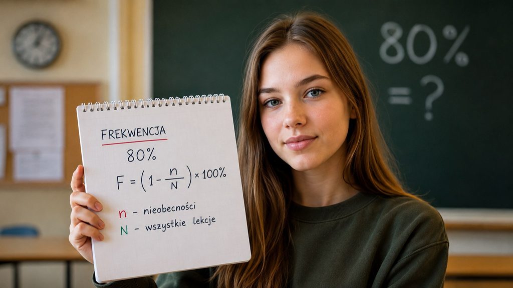 Frekwencja 80% w szkole — ile lekcji można jeszcze opuścić? Prosty sposób liczenia bez kalkulatora