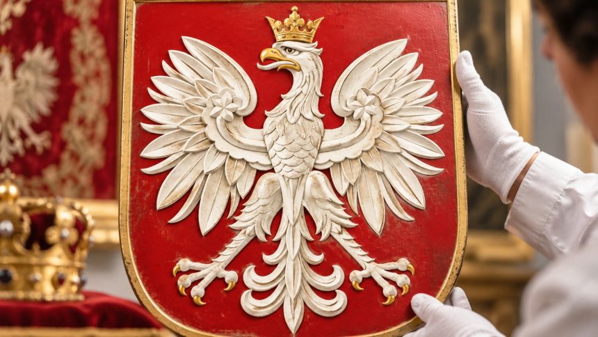 Dlaczego Polska ma godło z białym orłem i skąd wzięła się korona? Historia Orła Białego od Piastów, przez PRL, aż po przywrócenie korony po upadku komunizmu.