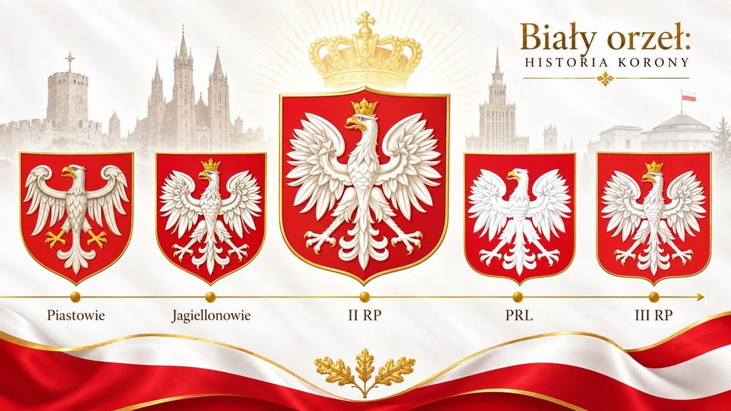 Dlaczego Polska ma godło z białym orłem? Korona znikała i wracała wraz z historią państwa